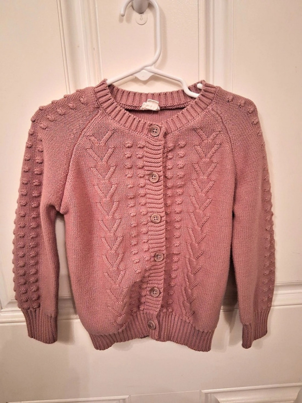Jamie Kay Gracie Cardigan Pink Knit Sweater Girls 4
